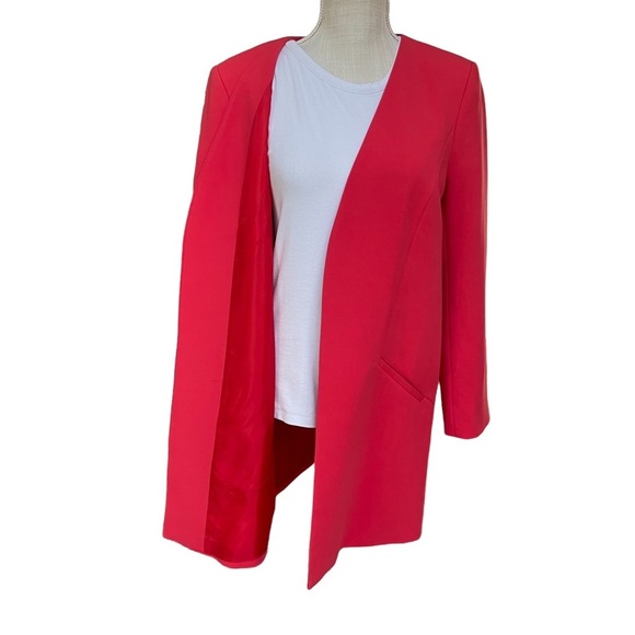 Halogen Oversize Long Jacket in Pink‎ Size: M - Picture 5 of 12